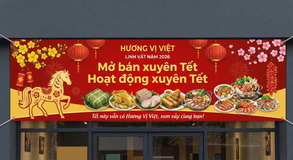 Banner thông báo nghỉ Tết Nguyên Đán 2026
