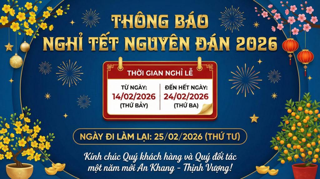 Banner thông báo nghỉ Tết Nguyên Đán 2026