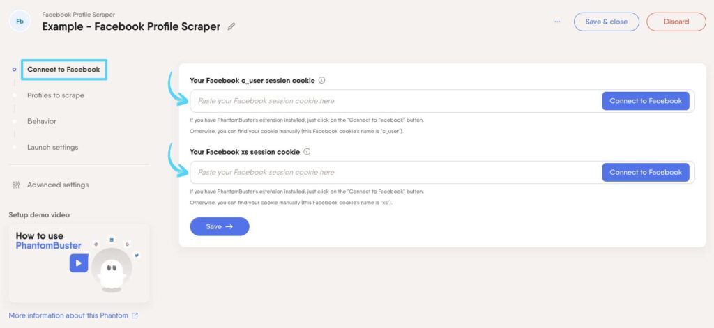 Công cụ trích xuất email từ Facebook