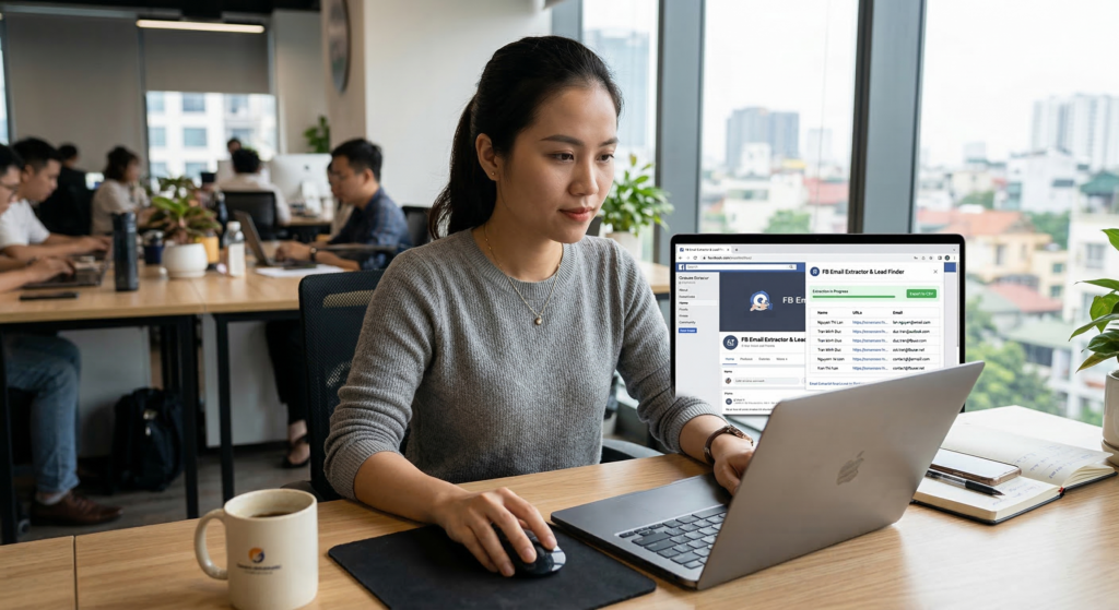 Công cụ trích xuất email từ Facebook
