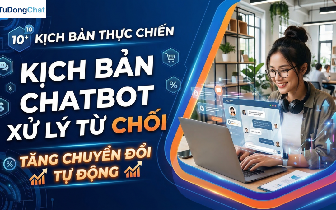 10 Kịch Bản Chatbot Xử Lý Từ Chối Tăng Chuyển Đổi Tự Động