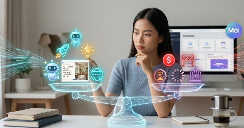 Review về cách làm web bằng Wix AI 2026: Thiết kế website chỉ qua chat