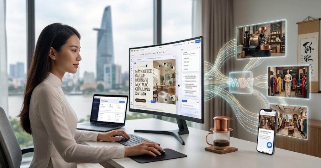 Review về cách làm web bằng Wix AI 2026: Thiết kế website chỉ qua chat
