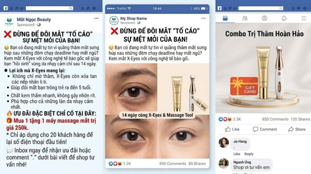 Mẫu content bán hàng online