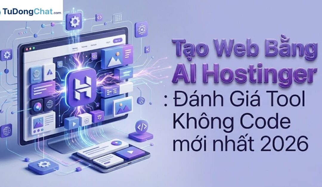 Tạo web bằng AI Hostinger: Đánh giá tool không code mới nhất 2026
