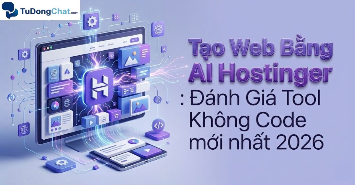 Tạo web bằng AI Hostinger: Đánh giá tool không code mới nhất 2026