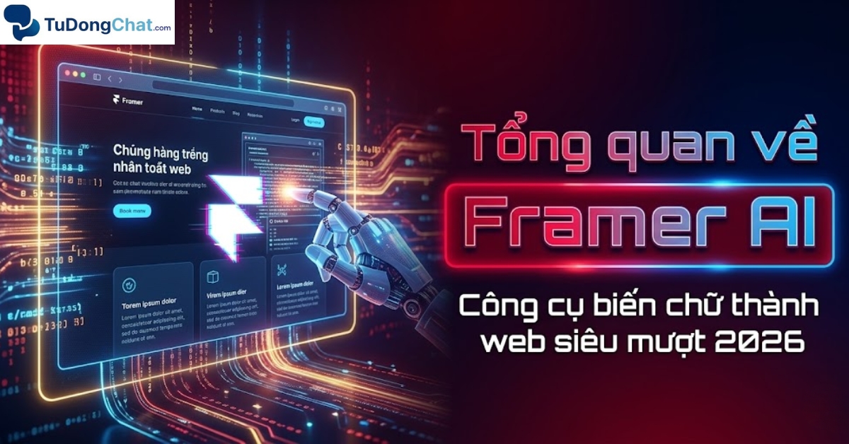 Tổng quan về Framer AI : Công cụ biến chữ thành web siêu mượt 2026