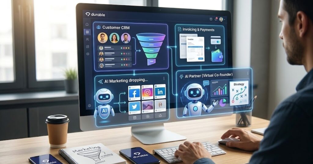 Review Durable AI 2026: Sự thật về trình tạo web 30 giây cho doanh nghiệp dịch vụ 8 Review Durable AI 2026: Sự thật về trình tạo web 30 giây cho doanh nghiệp dịch vụ
