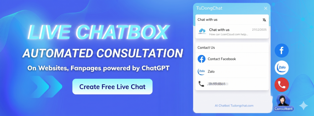 Introduction 1 TuDongChat - AI Chatbox for automated consulting on Websites & Fanpages